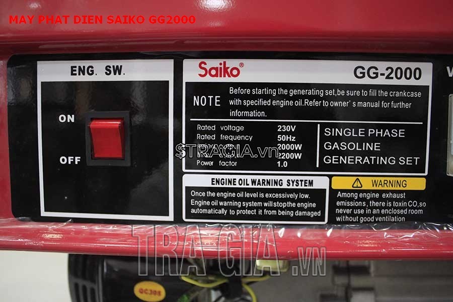Máy phát điện Saiko GG-2000