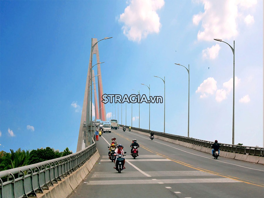 Cầu Rạch Miễu ở huyện Châu Thành, tỉnh Bến Tre