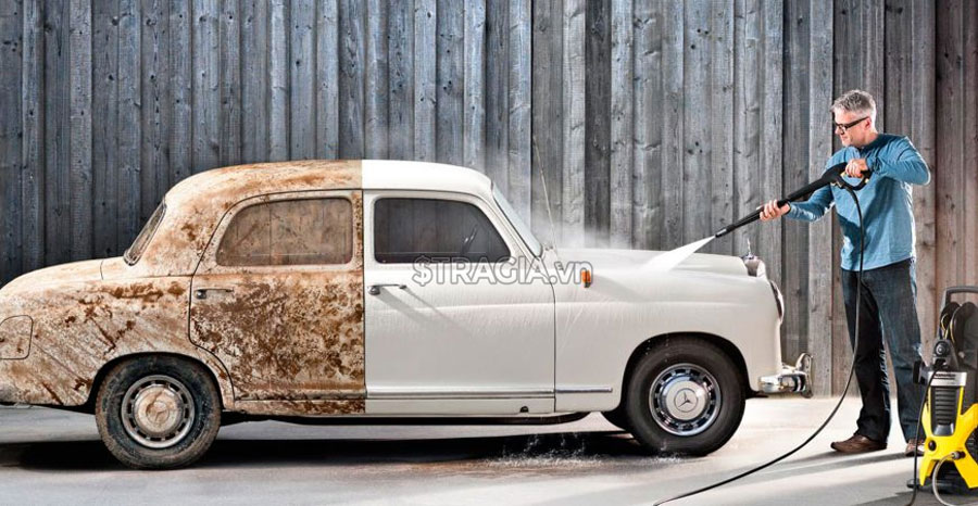 Nguyên lí hoạt động của máy rửa xe cao áp trong đời sống