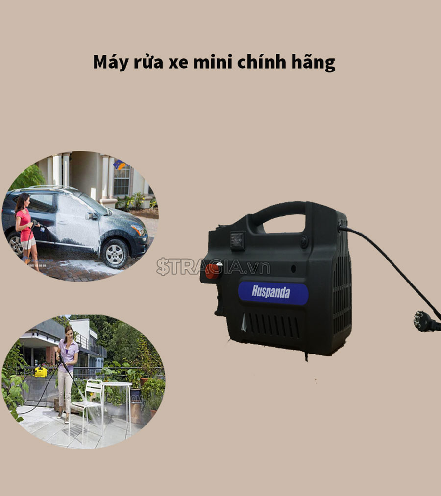 Máy rửa xe mini là gì? Ưu điểm của máy rửa xe mini