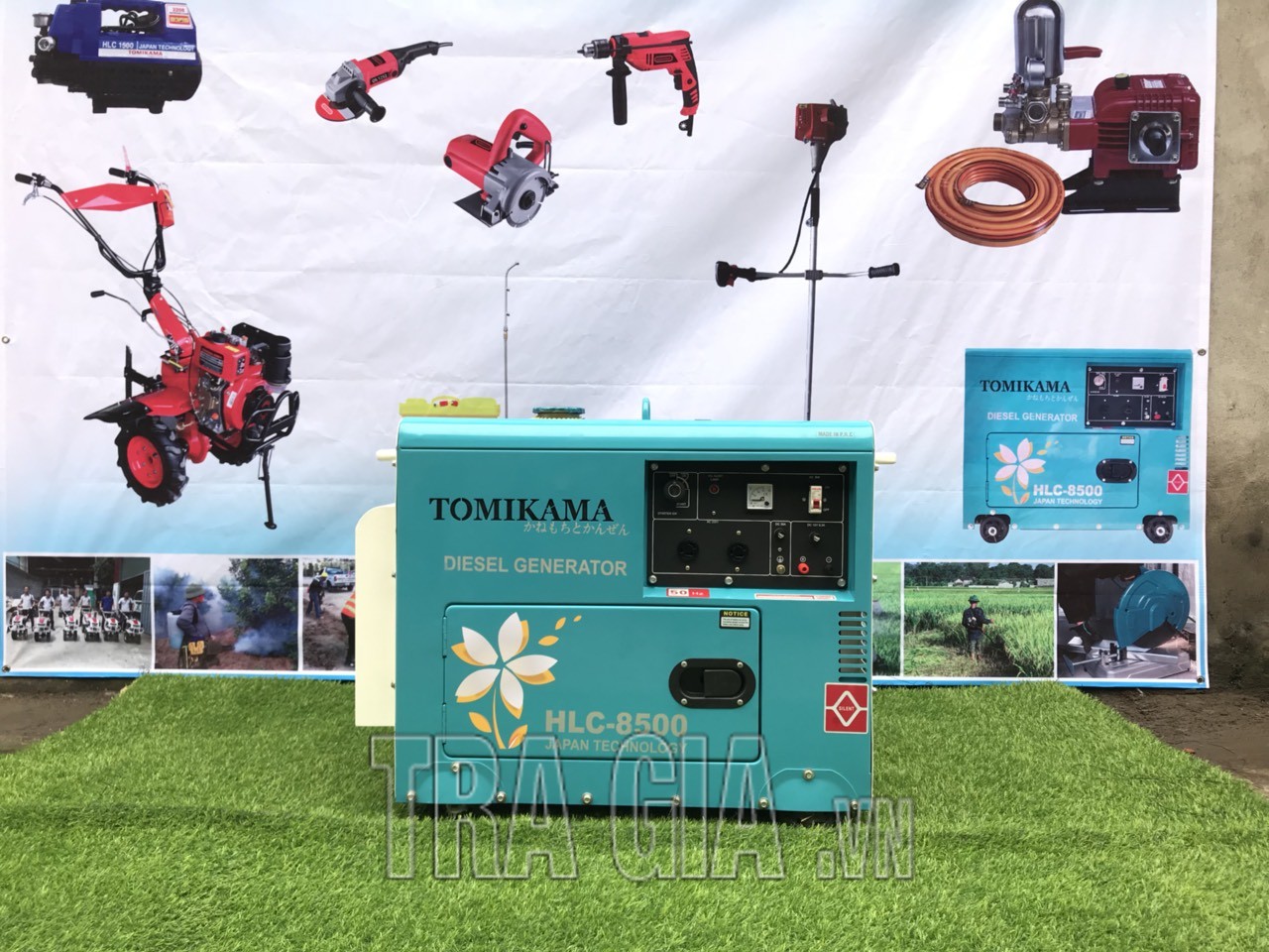 Phân phối máy phát điện chạy dầu Tomikama chính hãng tại Sài Gòn