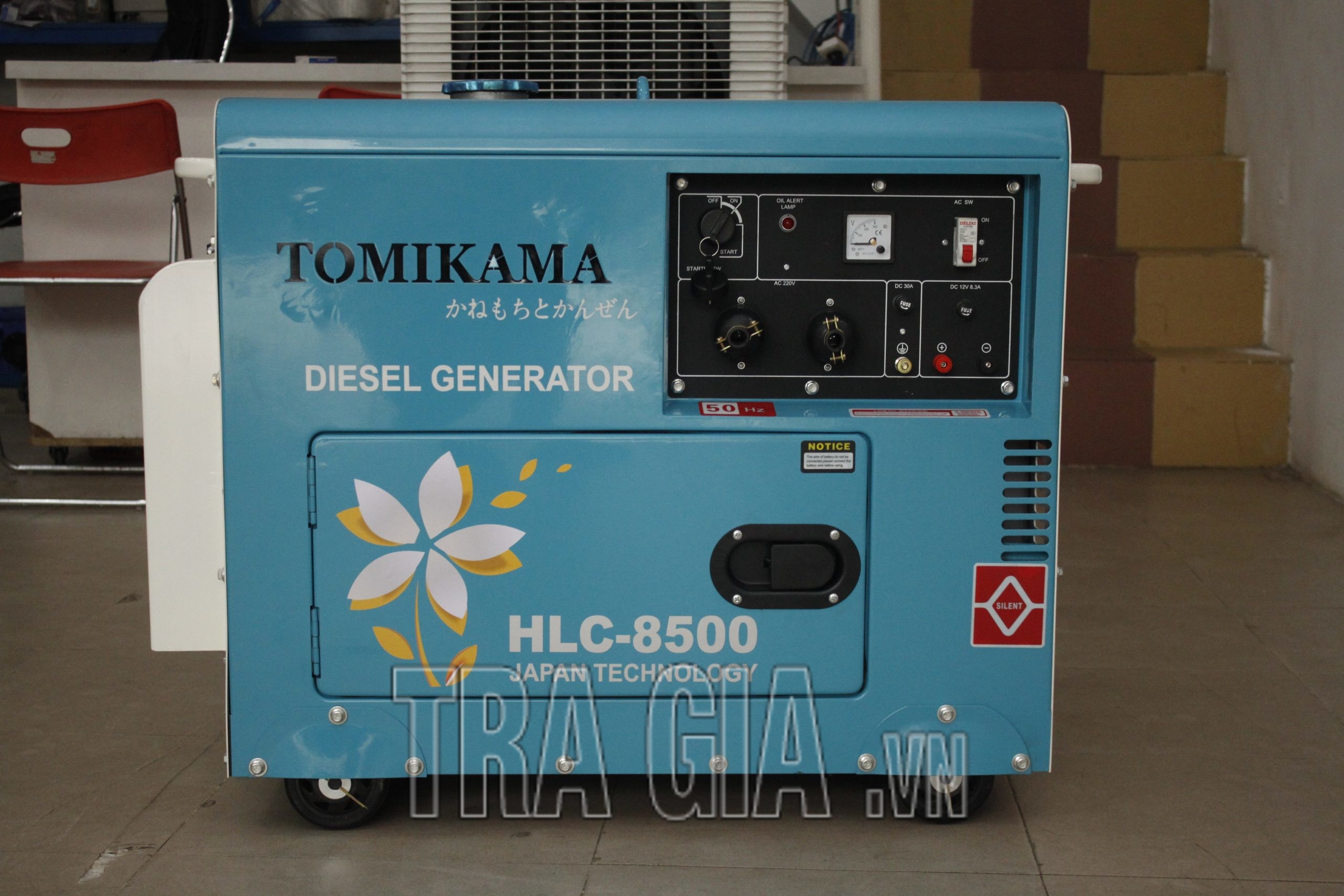 Máy phát điện chạy dầu tomikama HLC 8500
