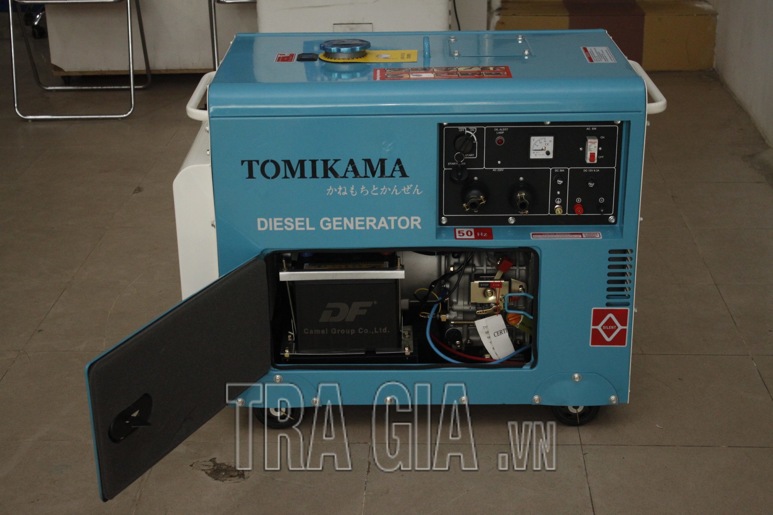 Máy phát điện chạy dầu tomikama HLC 8500