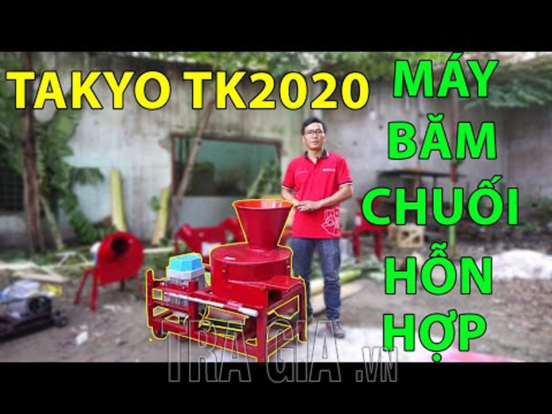 Phân phối máy thái chuối hỗn hợp Takyo TK 2020 tại Sài Gòn